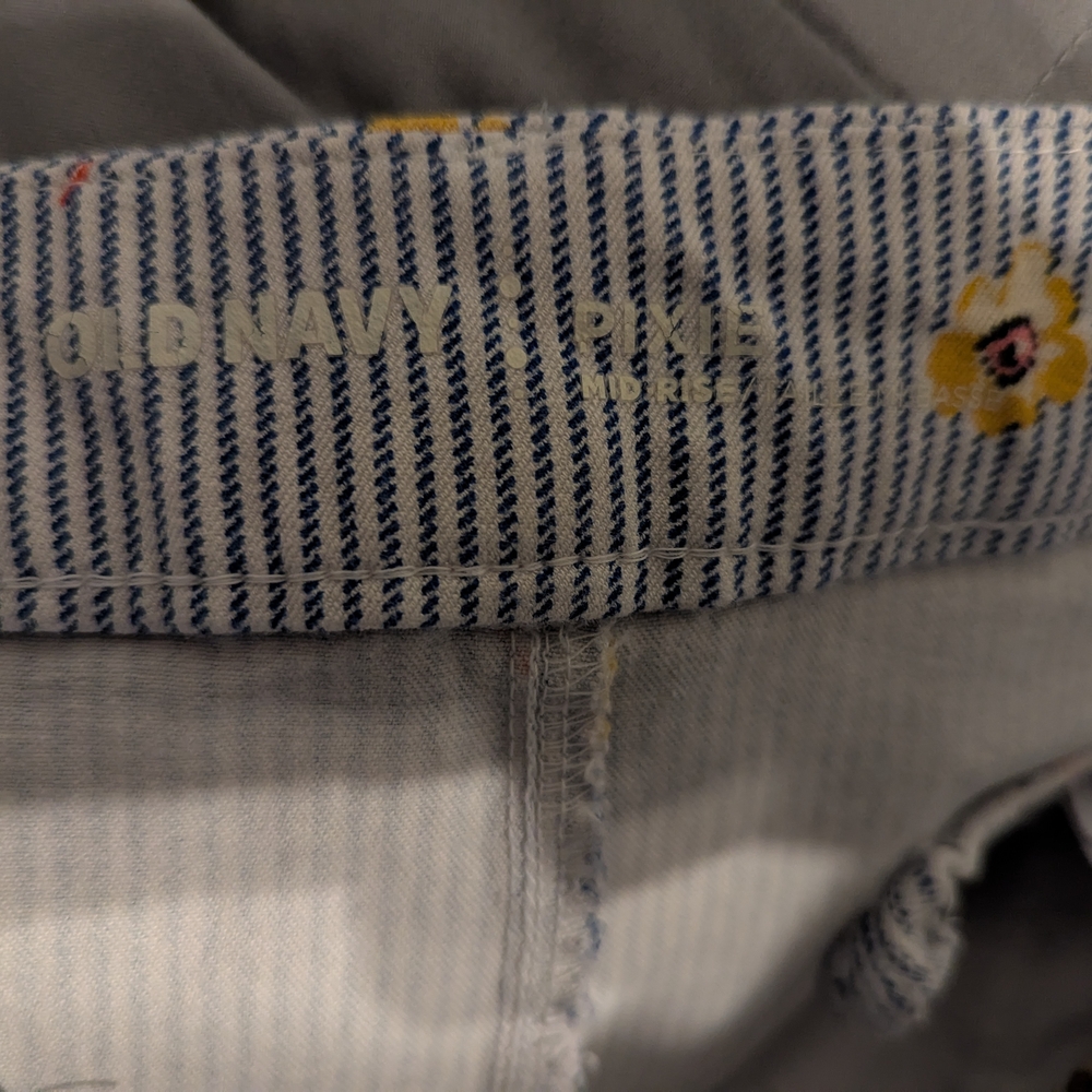 Old Navy Blue and White Mini Pencil Jumpsuit - Picture 3 of 4